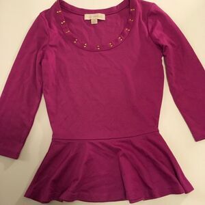 Nicki Minaj  Women's Pink/purple 3/4 sleave Shirt size XS